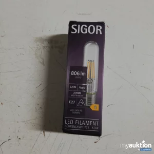 Artikel Nr. 720910: SIGOR LED Filament Glühbirne