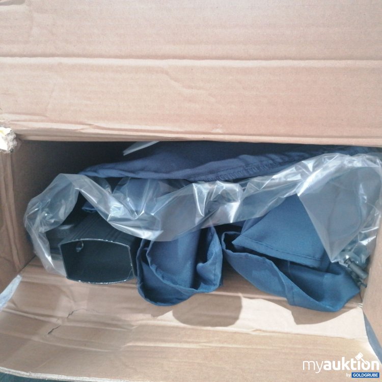 Artikel Nr. 438911: Check24 x Steelson "Elaris" Sonnenschirm 300x300 cm, Premium Stange 53x77, blau