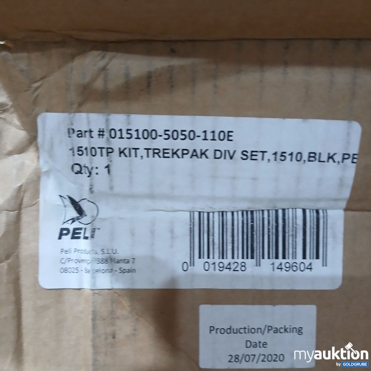 Artikel Nr. 444911 Artikel Nr. 444911: Peli 1510 TP kit Trekpakdiv set