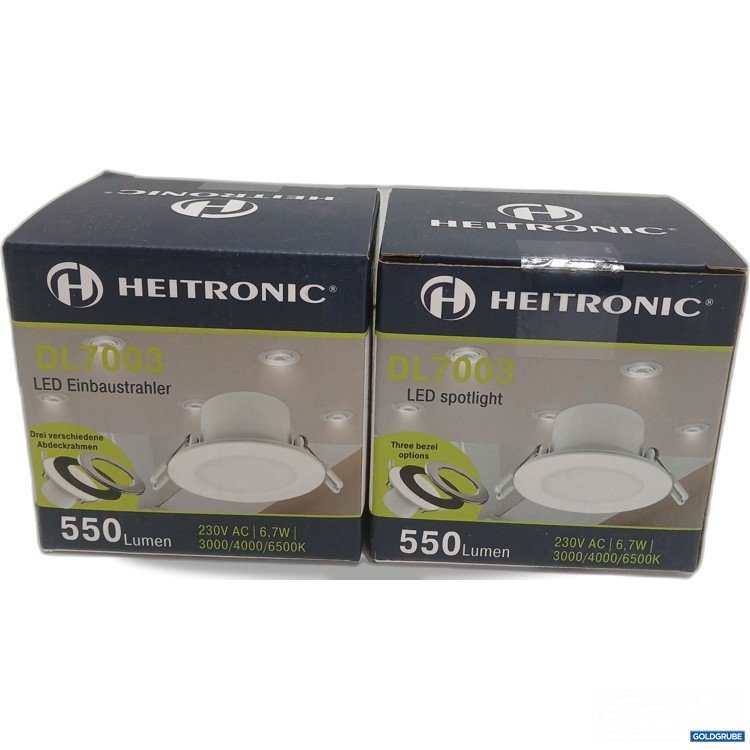 Artikel Nr. 522911: Heitronic DL 7003 LED spotlight 2Stk 550l Art.Nr: 501457