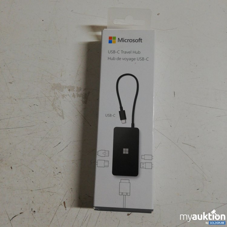 Artikel Nr. 720911: Microsoft USB-C Travel Hub  Produktbeschreibung: Vielseitiger Anschlusshub für Unterwegs.