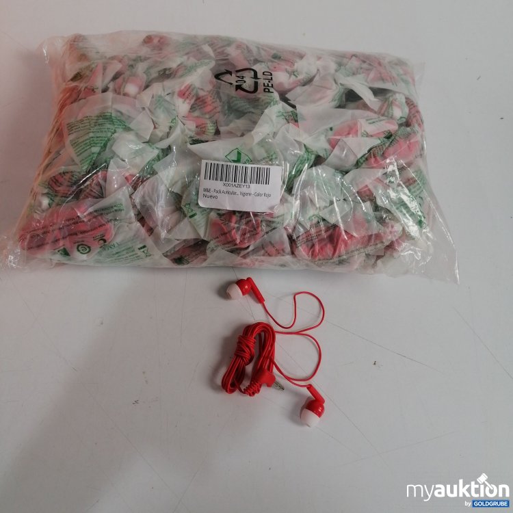 Artikel Nr. 834911: M&E Pack in Ear Kopfhörer Hygiene rot