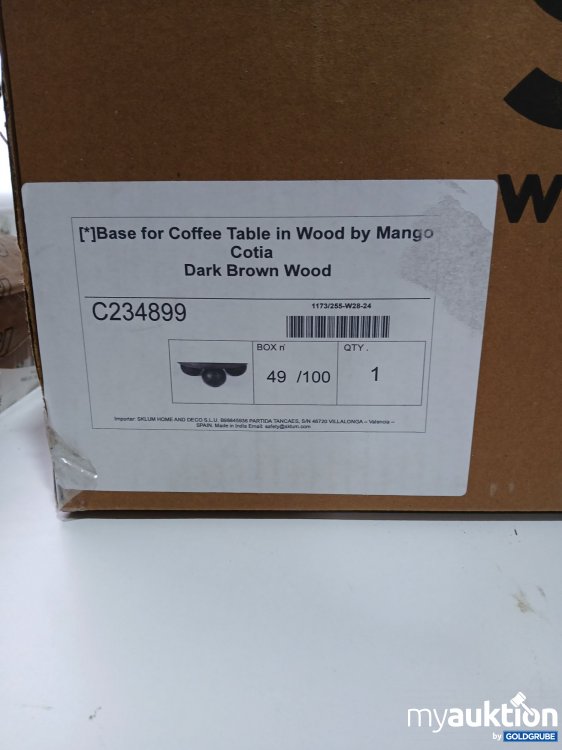 Artikel Nr. 843911 Artikel Nr. 843911: Base for Coffee Tabletten in wood by mango cotia