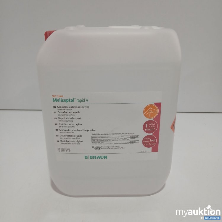 Artikel Nr. 866911: Braun Meliseptol Schnelldesinfektionsmittel 5l