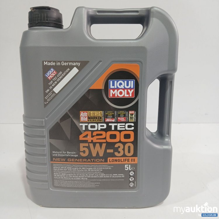 Artikel Nr. 872911 Artikel Nr. 872911: Liqui Moly Top Tec 4200 5W-30 5L