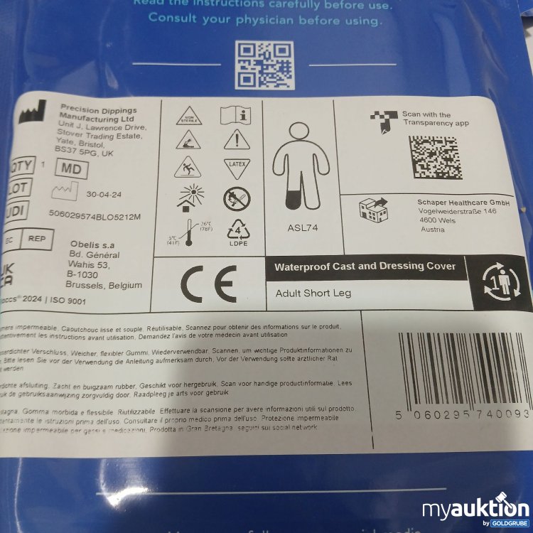 Artikel Nr. 882911: Bloccs Waterproof Cast and Dressing Cover 