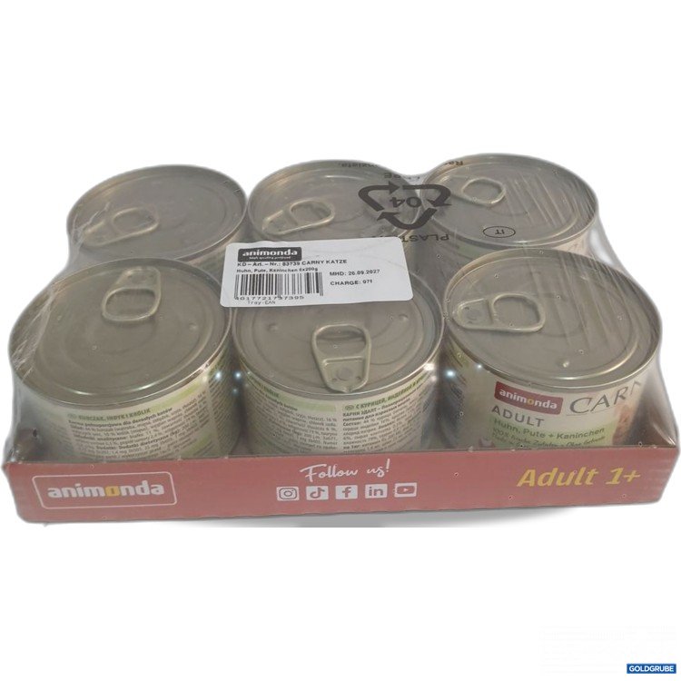 Artikel Nr. 952911 Artikel Nr. 952911: animonda Adult 1+ Katzenfutter Huhn, Pute, Kaninchen 6x200 g