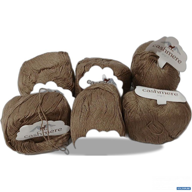 Artikel Nr. 961911: cashmere Garn 6 Stück braun