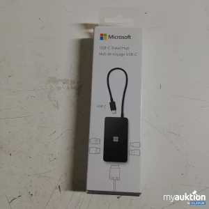 Auktion Microsoft USB-C Travel Hub  Produktbeschreibung: Vielseitiger Anschlusshub für Unterwegs.