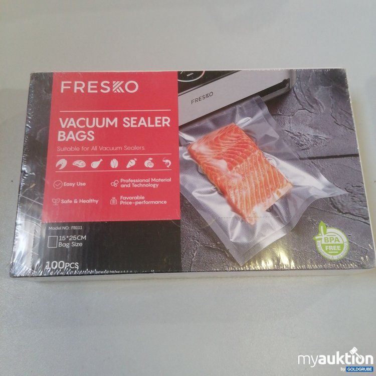 Artikel Nr. 761912 Artikel Nr. 761912: Fresko Vacuum Sealer Bags 100 Stück