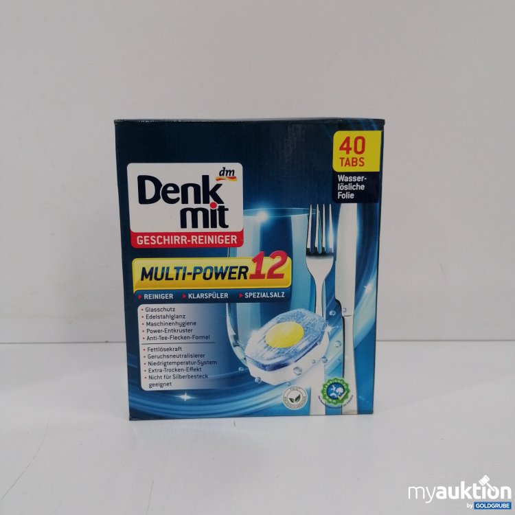 Artikel Nr. 847912 Artikel Nr. 847912: DM Denk mit Geschirr Reiniger Multi Power 12, 40 Tabs