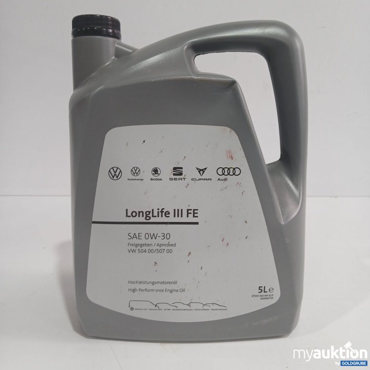 Artikel Nr. 872912 Artikel Nr. 872912: LongLife III FE 0W-30 5L