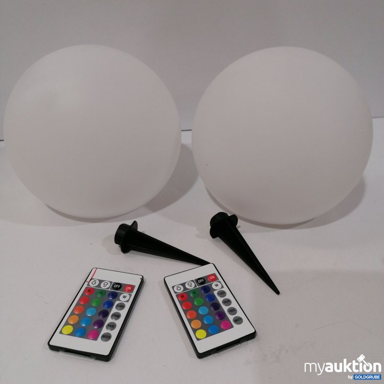 Artikel Nr. 881912: 2Stk LunarTec  Solar LED Leuchtkugel