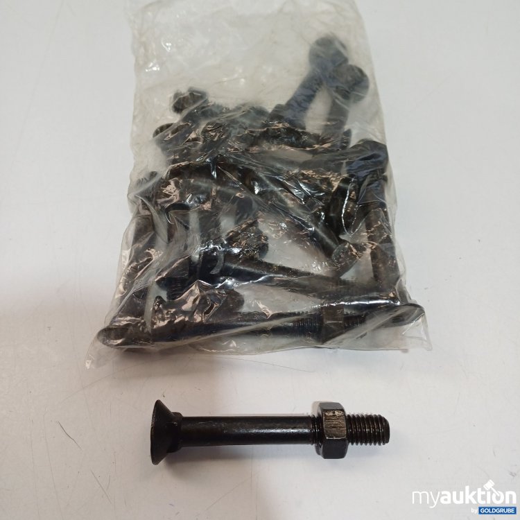 Artikel Nr. 894912: 14Stk. schwarze, selbstbohrende Blechschrauben mit Sechskant-Unterlegscheibenkopf 18x90mm