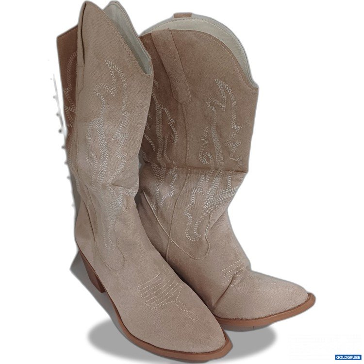 Artikel Nr. 931912 Artikel Nr. 931912: Wildlederoptik-Cowboystiefel, Beige