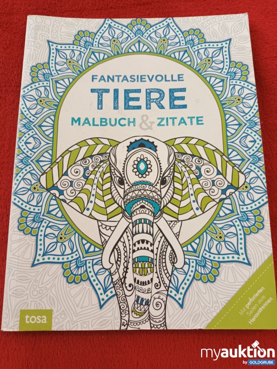 Artikel Nr. 940912: Fantasievolle Tiere, Malbuch & Zitate 