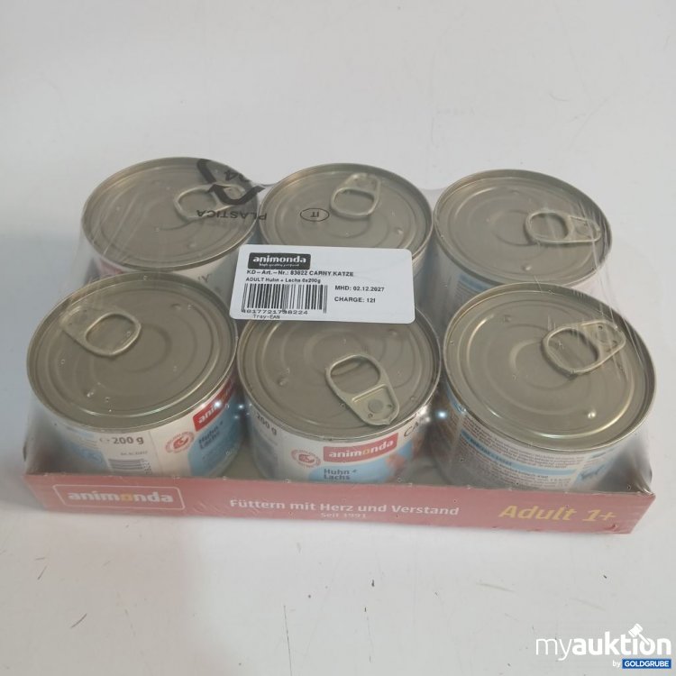 Artikel Nr. 952912 Artikel Nr. 952912: animonda Carny Katzenfutter Adult Huhn+Lachs 6x200g