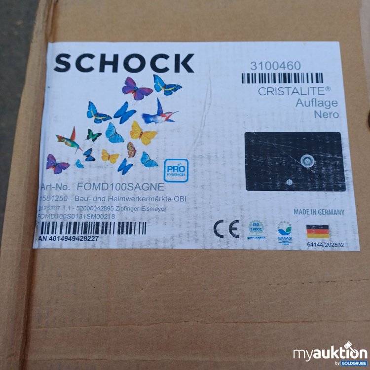 Artikel Nr. 960912: Schock Cristalite Auflage Nero 3100460 