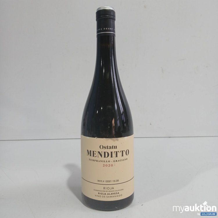 Artikel Nr. 969912: Ostatu Menditto Tempranillo Graciano 750ml 