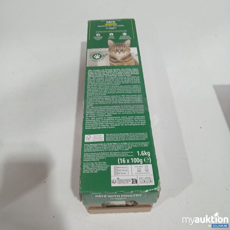 Artikel Nr. 973912: Amazon Katzenfutter Pastete mit Geflügel 16x100 g