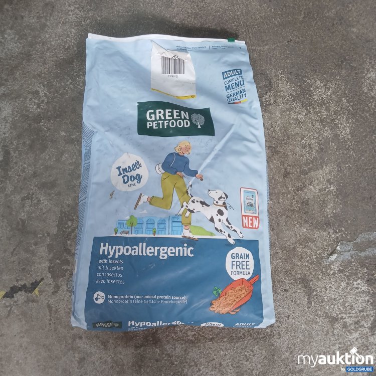 Artikel Nr. 990912: Green Petfood Hypoallergenic with Insects Hundefutter 10kg 