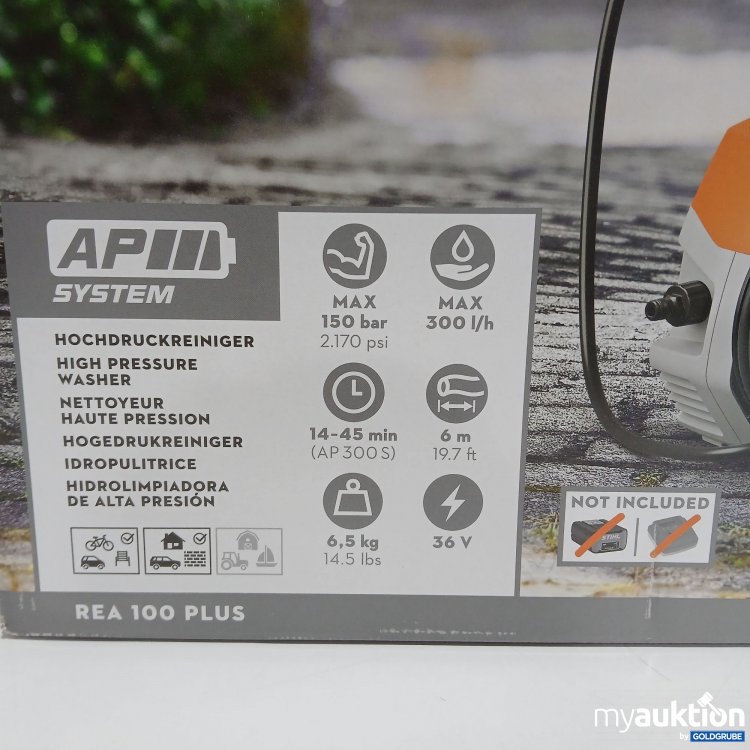 Artikel Nr. 437913 Artikel Nr. 437913: Stihl Hochdruckreiniger REA 100 Plus 36V