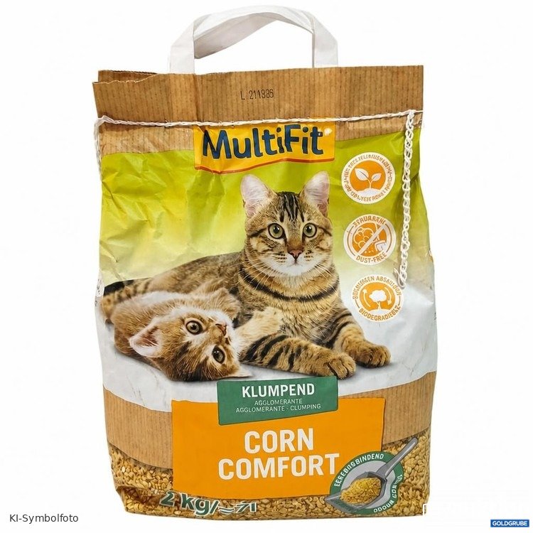 Artikel Nr. 470913: MultiFit Katzenstreu Corn Comfort klumpend 2kg