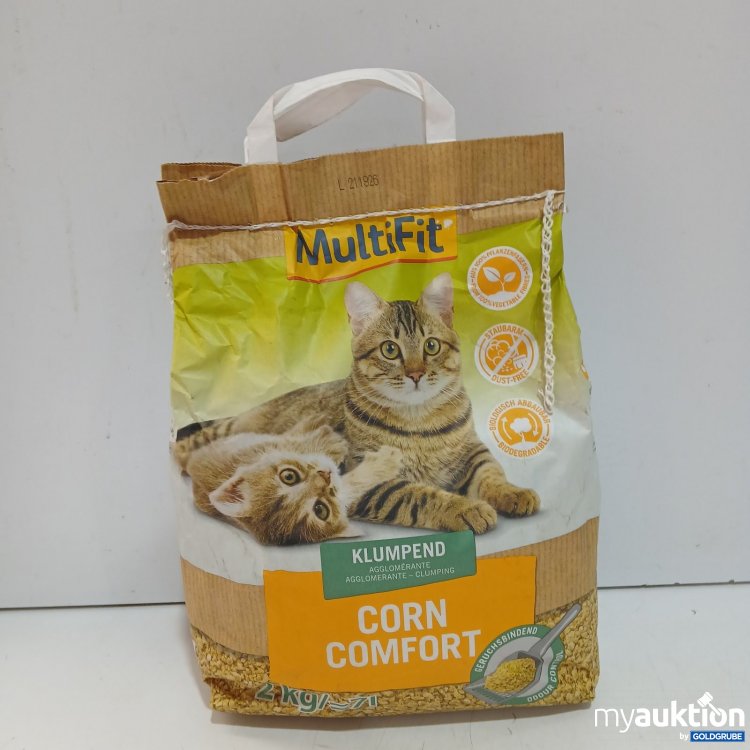 Artikel Nr. 470913: MultiFit Katzenstreu Corn Comfort klumpend 2kg