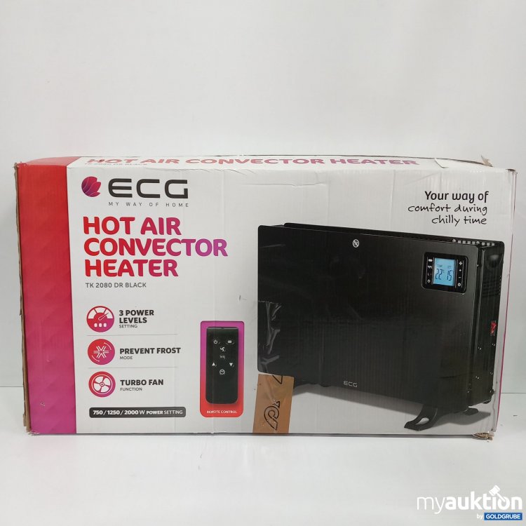 Artikel Nr. 814913: ECG Hot Air Convector Heater TK 2080 DR Black