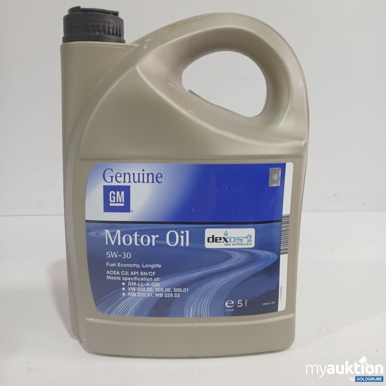 Artikel Nr. 872913 Artikel Nr. 872913: Genuine Motor Oil 5W-30 5L