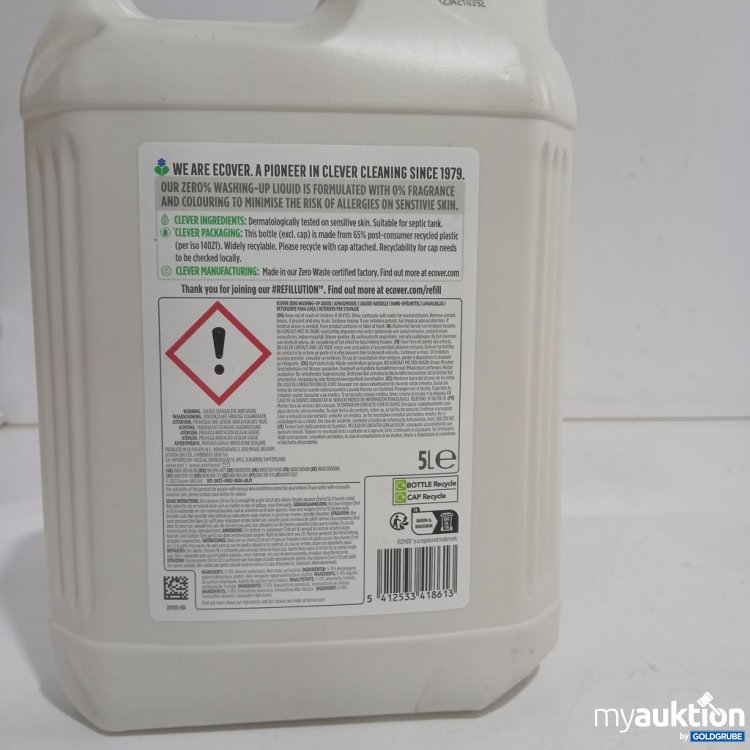 Artikel Nr. 892913: Ecover Sensitive Washing-Up Liquid Refill 5 l