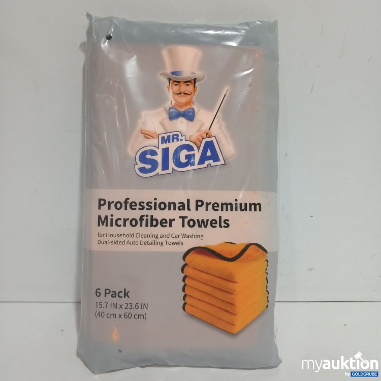 Artikel Nr. 893913: Mr. Siga Professional Premium Microfiber Towels 6Pack 40cm x 60cm 