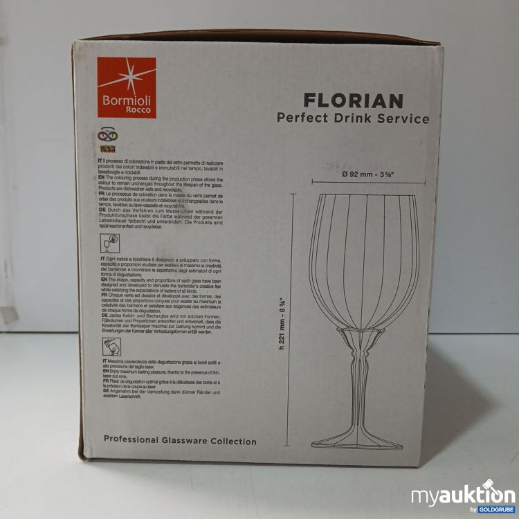 Artikel Nr. 921913: Bormioli Rocco Florian Perfect Drink Service Rotweingläser