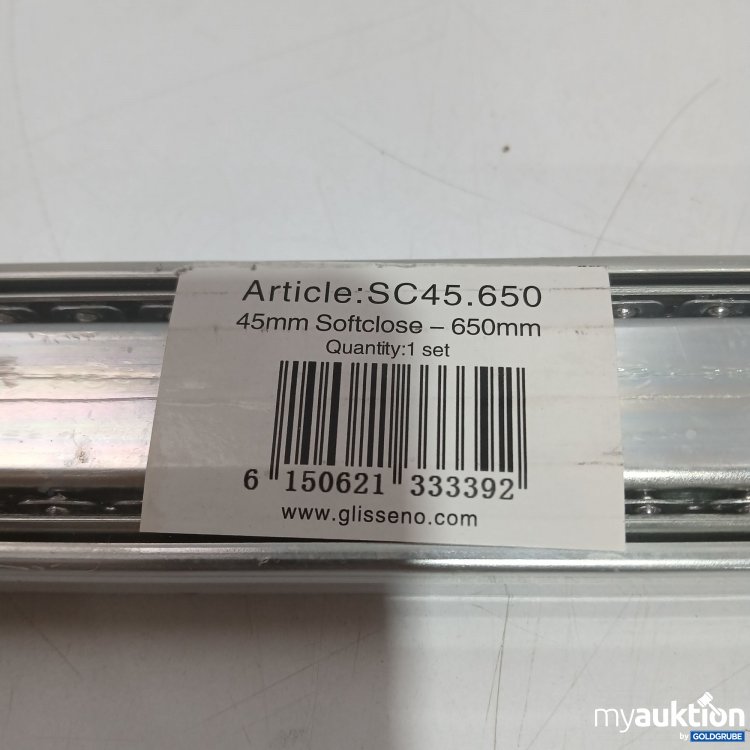 Artikel Nr. 957913: Glisseno Article: SC45.650 45mm Softclose-650mm 