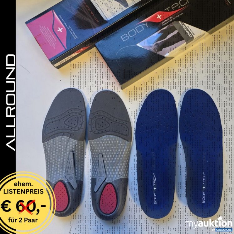 Artikel Nr. 344914: orthop. Schuheinlage Bodytech Allround  Gr.XXL  EU 47-48