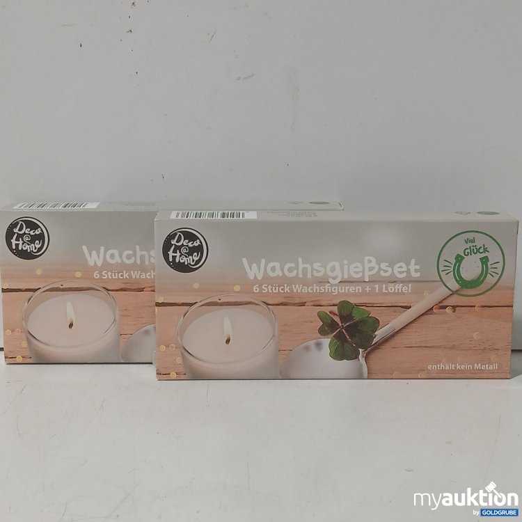 Artikel Nr. 524914 Artikel Nr. 524914: Deco Home Wachsgießset 2 x 6 Wachsfiguren + 1 Löffel