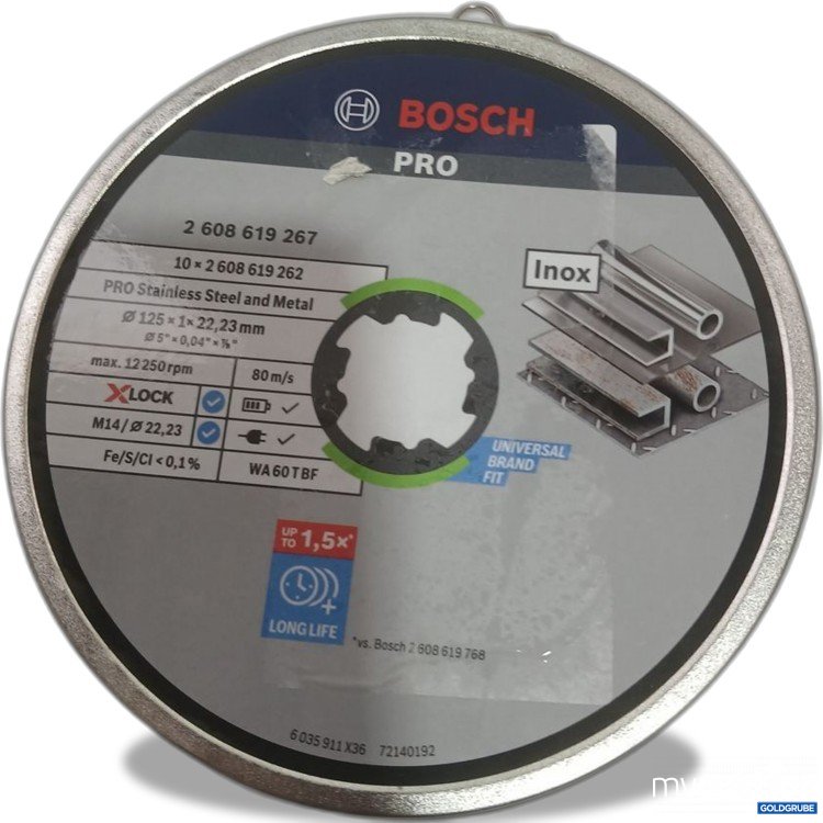 Artikel Nr. 929914 Artikel Nr. 929914: Bosch PRO Edelstahl- und Metalltrennscheibe 125x1x22,23 mm