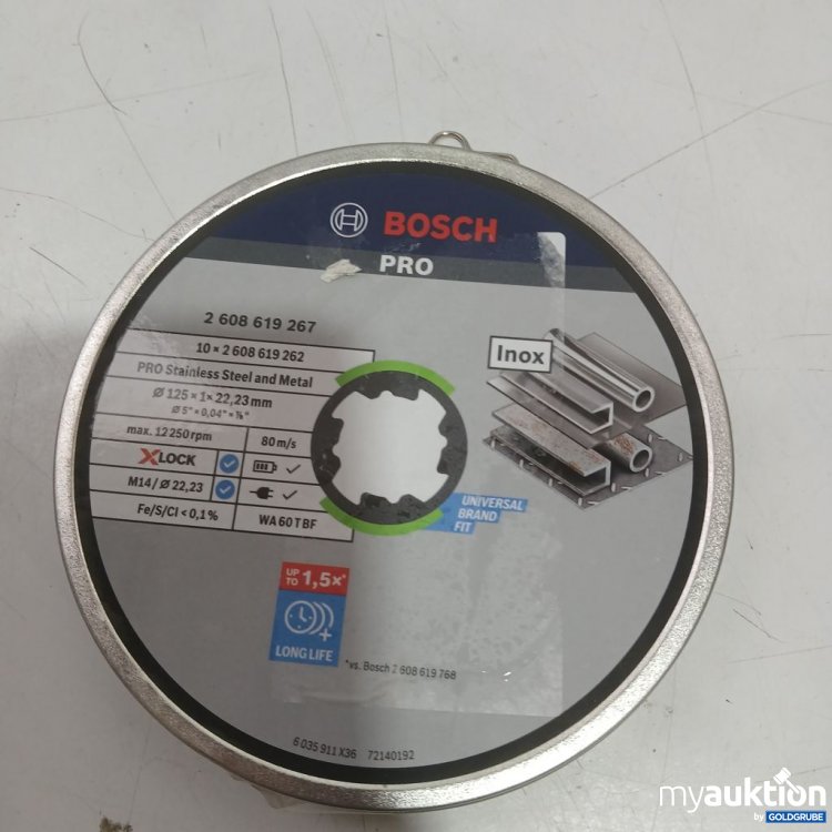 Artikel Nr. 929914 Artikel Nr. 929914: Bosch PRO Edelstahl- und Metalltrennscheibe 125x1x22,23 mm