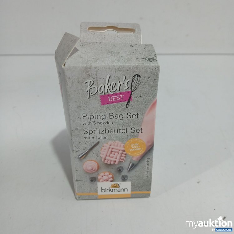 Artikel Nr. 955914: Birkmann Sprittbeutel Set mit 5 Tüllen 