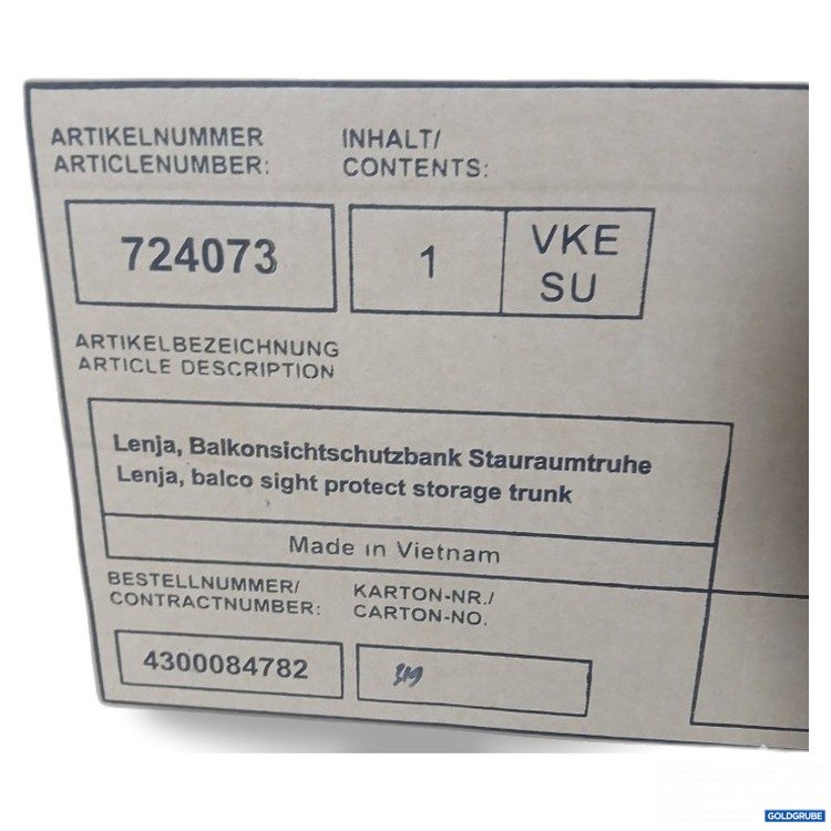 Artikel Nr. 466915 Artikel Nr. 466915: Lenja Balkonsichtschutzbank Stauraumtruhe 724073