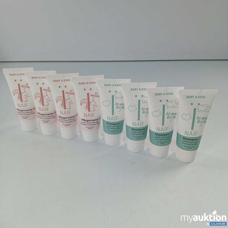 Artikel Nr. 800915 Artikel Nr. 800915: Naif Baby&Kids Pflegecreme und Shampoo 8x15ml