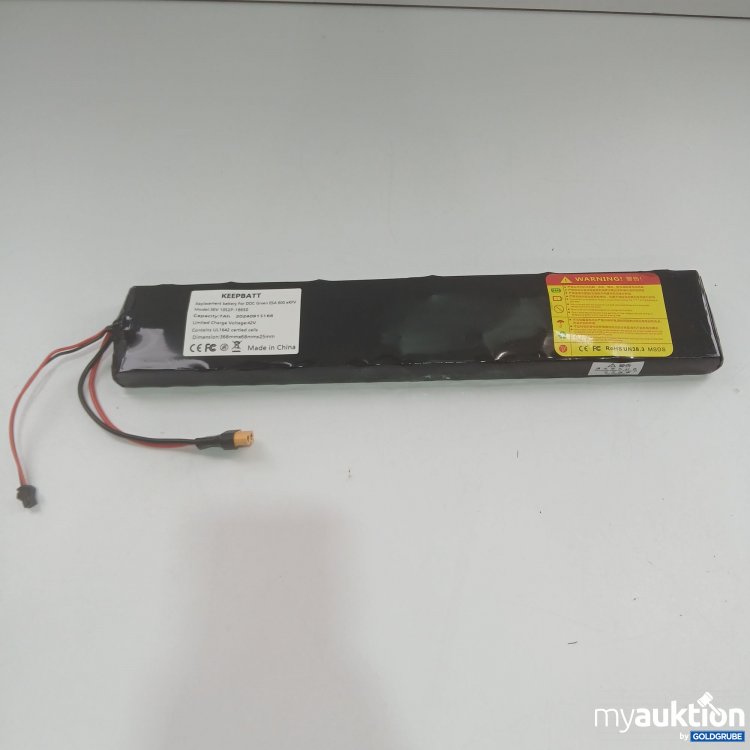 Artikel Nr. 846915 Artikel Nr. 846915: Keepbatt Replacement Battery 36V 368x68x25mm