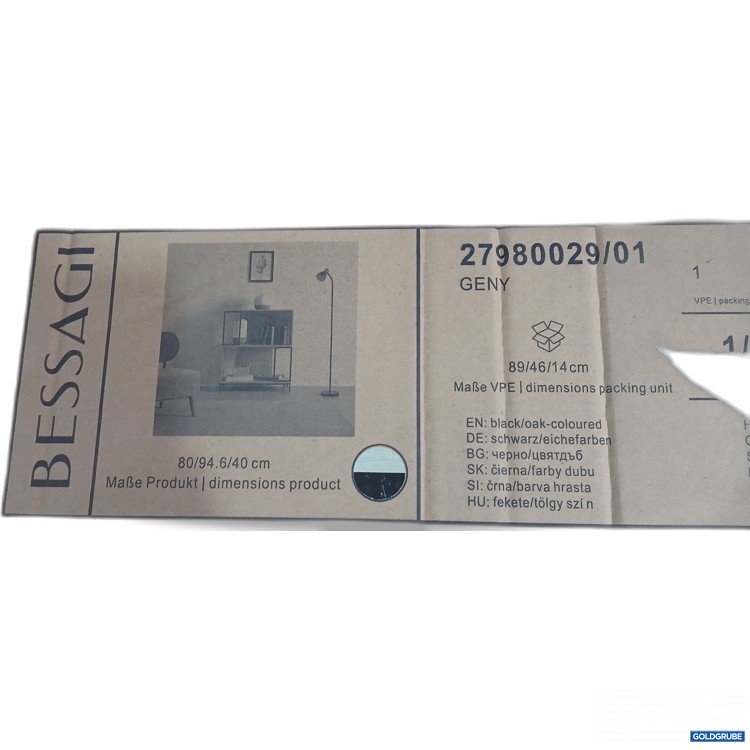 Artikel Nr. 899915: Bessagi Geny 27980029/01 schwarz/eichefarben 