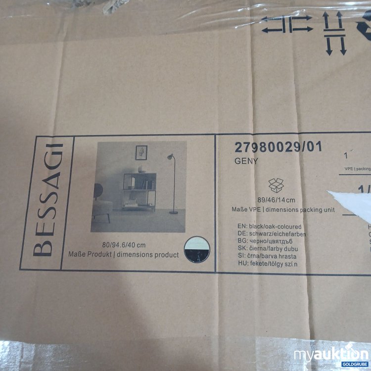 Artikel Nr. 899915: Bessagi Geny 27980029/01 schwarz/eichefarben 