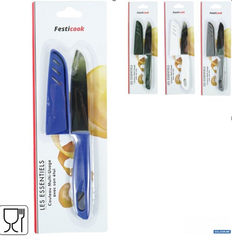 Artikel Nr. 924915: Festicook Schaelmesser mit Messerschutz 20 cm