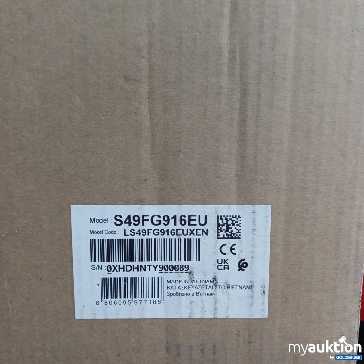 Artikel Nr. 968915: Samsung Odyssey G9| 49 48.7 123.8cm Model:S49FG916EU
