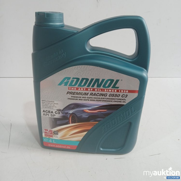 Artikel Nr. 992915 Artikel Nr. 992915: Addinol Premium Racing 0550 C3 Öl 4L