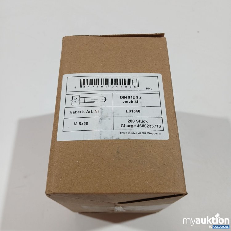 Artikel Nr. 394916: Zylinderschrauben mit ISK (200 STK) KP DIN9125 M8x30