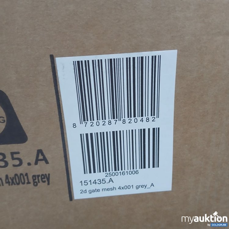 Artikel Nr. 441916: Vidaxl Torgitter 151435.A
2d gate mesh 4x001 grey