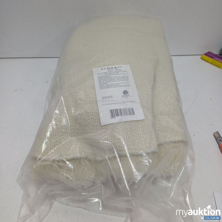 Artikel Nr. 446916: Flokati Teppich Wolle, Beige, Gr:110RD